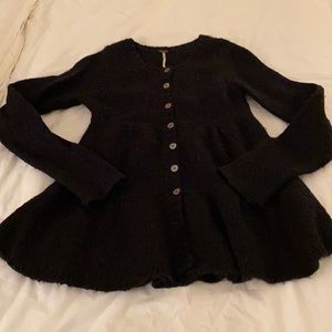 Free People XS black sweater